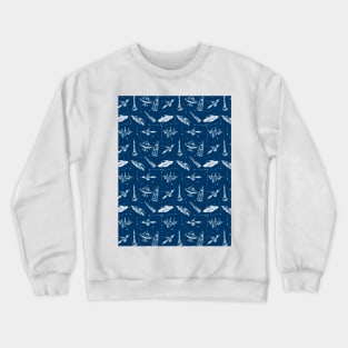 Space Pattern Design Crewneck Sweatshirt